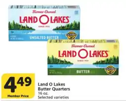 Albertsons Land O Lakes Butter Quarters offer