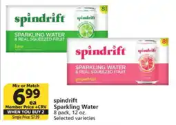 Albertsons Spindrift Sparkling Water offer