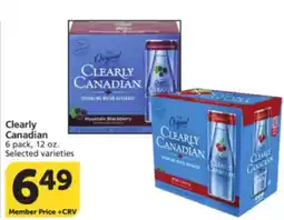 Albertsons Clearly Canadian offer