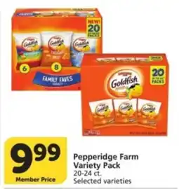 Albertsons Pepperidge Farm Variety Pack offer