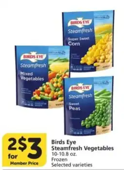 Albertsons Birds Eye Steamfresh Vegetables offer