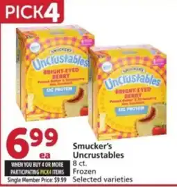 Albertsons Smucker's Uncrustables offer