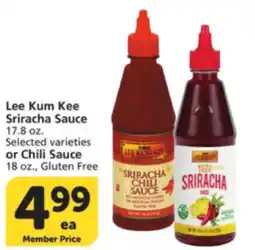 Albertsons Lee Kum Kee Sriracha Sauce offer