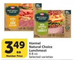 Albertsons Hormel Natural Choice Lunchmeat offer