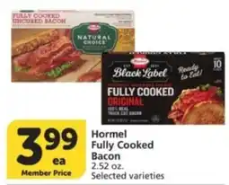 Albertsons Hormel Fully Cooked Bacon offer