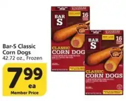 Albertsons Bar-s classic corn dogs offer