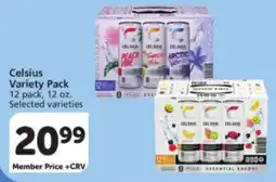 Albertsons Celsius Variety Pack offer