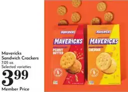 Pavilions Mavericks sandwich crackers offer