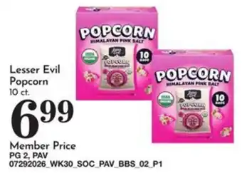 Lesser Evil Popcorn