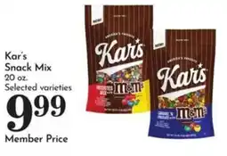 Pavilions Kar's Snack Mix offer