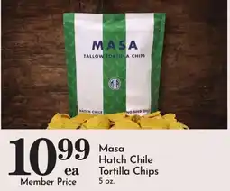 Pavilions Masa Hatch Chile Tortilla Chips offer