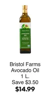 Bristol Farms Bristol Farms Avocado Oil offer
