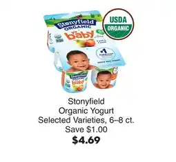 Bristol Farms Stonyfield Organic Yogurt offer