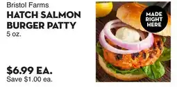 Bristol Farms Bristol Farms HATCH SALMON BURGER PATTY offer