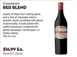 Bristol Farms Conundrum RED BLEND offer