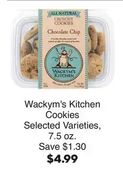 Bristol Farms Wackym's Kitchen Cookies offer