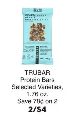 Bristol Farms TRUBAR Protein Bars offer