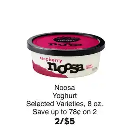 Bristol Farms Noosa Yoghurt offer