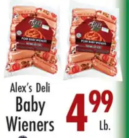 Garden Fresh Market Alex's Deli Baby Wieners offer