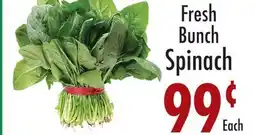 Garden Fresh Market Fresh Bunch Spinach offer