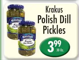Garden Fresh Market Krakus Polish Dill Pickles offer