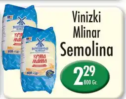 Garden Fresh Market Vinizki Mlinar Semolina offer