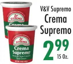 Garden Fresh Market V&V Supremo Crema Supremo offer