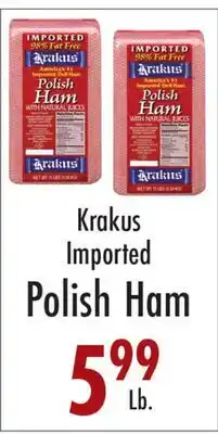 Garden Fresh Market Krakus Imported Polish Ham offer