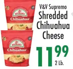 Garden Fresh Market V&V Supremo Shredded Chihuahua Cheese offer