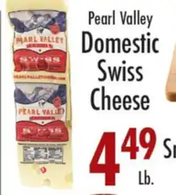 Garden Fresh Market Pearl Valley Domestic Swiss Cheese offer