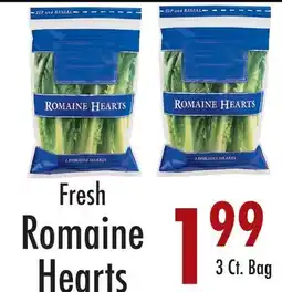 Garden Fresh Market Fresh Romaine Hearts offer