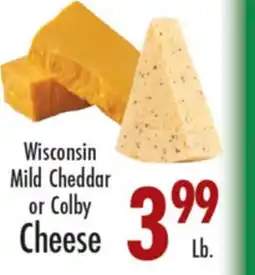 Garden Fresh Market Wisconsin Mild Cheddar or Colby Cheese offer