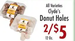 Garden Fresh Market All Varieties Clyde's Donut Holes offer