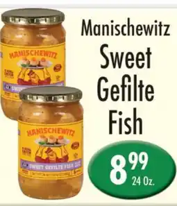 Garden Fresh Market Manischewitz Sweet Gefilte Fish offer