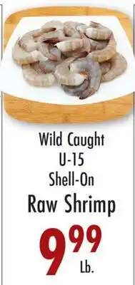 Garden Fresh Market Wild Caught U-15 Shell-On Raw Shrimp offer