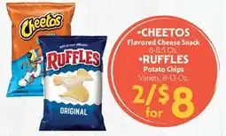 La Chiquita Food Market •CHEETOS Flavored Cheese Snack •RUFFLES Potato Chips offer