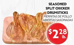 La Chiquita Food Market SEASONED SPLIT CHICKEN DRUMSTICKS offer
