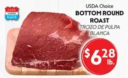 La Chiquita Food Market USDA Choice BOTTOM ROUND ROAST offer