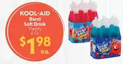 La Chiquita Food Market Kool-Aid Burst Soft Drink Variety offer