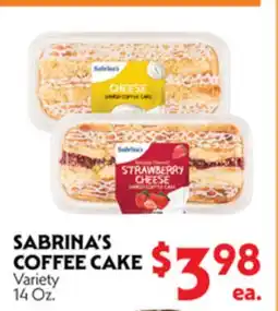 La Chiquita Food Market SABRINA'S COFFEE CAKE offer