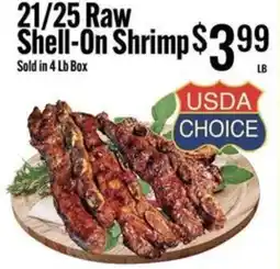 Jons International 21/25 Raw Shell-On Shrimp offer