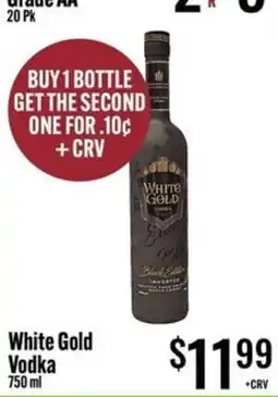 Jons International White Gold Vodka offer