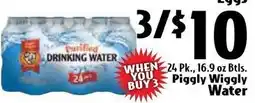 Butera Piggly Wiggly purified drinking water offer