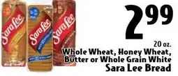 Butera Whole Wheat, Honey Wheat, Butter or Whole Grain White Bread Sara Lee Bread offer