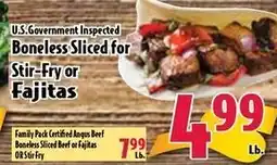 Butera U.S. Government Inspected Boneless Sliced for Stir-Fry or Fajitas offer