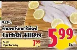 Butera U.S.D.C. Frozen Farm Raised Catfish Fillets offer