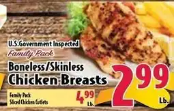 Butera Family Pack Boneless/skinless chicken breasts offer