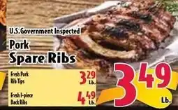 Butera Pork Spare Ribs offer