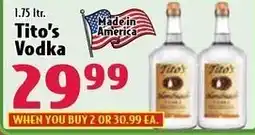 Butera Tito's Vodka offer