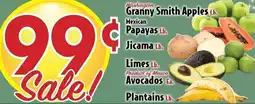 Butera Washington Granny Smith Apples, Papayas, Jicama, Limea, Avocados, Plantains offer